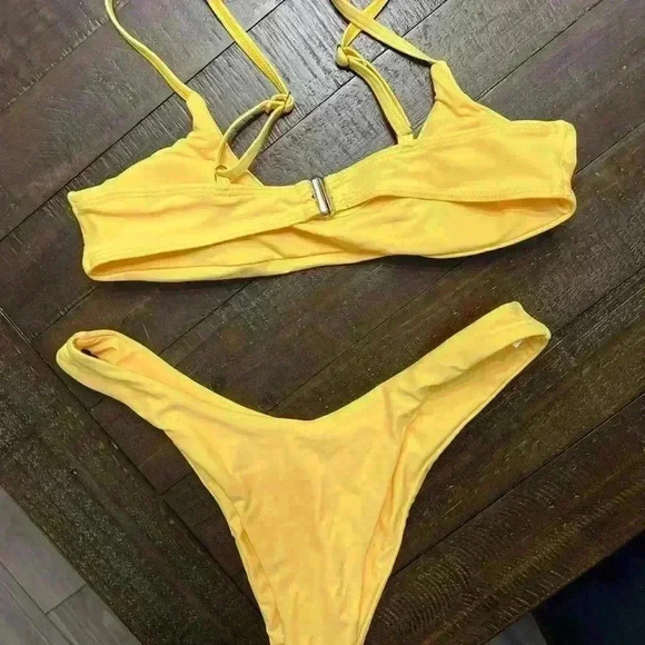 Bikini  Neon Yellow size medium - Picture 4 of 4